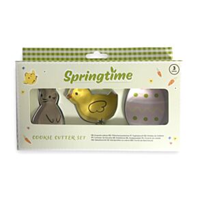 Zestaw 3 foremek do ciastek z serii Springtime