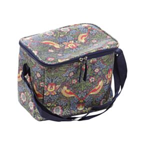 Torba na lunch z paskiem na ramię z motywem William Morris Strawberry Thief