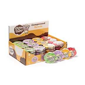 Recznik podróżny skompresowany mały -  Shaun the Sheep