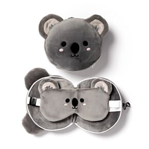 Poduszka podróżna Relaxeazzz z maską na oczy koala Adoramals