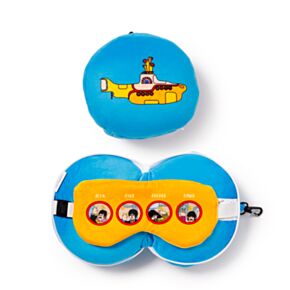 Poduszka podróżna Relaxeazzz z maską na oczy The Beatles Yellow Submarine