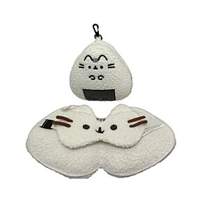 Poduszka podróżna i maska na oczy - Pusheen Cat Sushi Club - Relaxeazzz