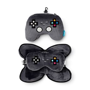 Poduszka podróżna Relaxeazzz z maską na oczy Game Over pad