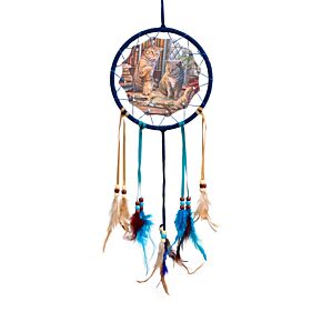 Łapacz snów 16cm - Koty - Lisa Parker