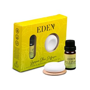 Eden Dyfuzor z kamienia gipsowego z olejkiem zapachowym o zapachu cytryny i bergamotki