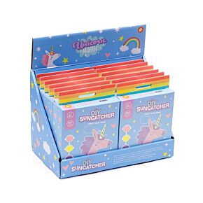 Zestaw DIY do malowania - Jednorożec - DIY Suncatcher