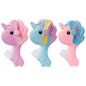 Wiatraczek ręczny w kształcie jednorożca - Adoracorn