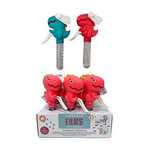 Wiatraczek ręczny z bańkami - Dinozar