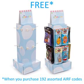 Ekspozytor obrotowy z 16 haczykami na odświeżacze powietrza