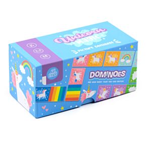 Zestaw domino dla dzieci z serii Magia jednorożca