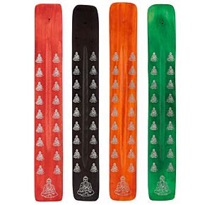 Popielnica na kadzidła drewniana na kadzidełko - Budda