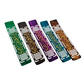 Popielnica na kadzidła z drzewa mango - Wzór plastra miodu