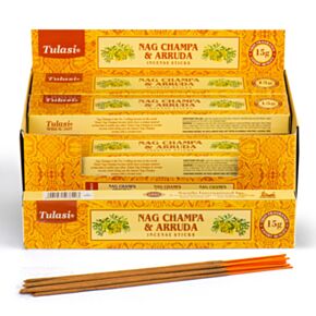 Kadzidełka patyczki Tulasi zapach 37291 Nag Champa & Arruda (12 sztuk)