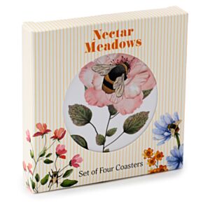 Zestaw 4 podkładek pod kubek z motywem The Nectar Meadows