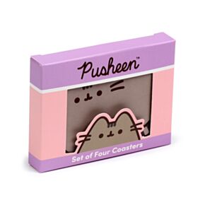 Zestaw 4 podkładek pod kubek z motywem Pusheen