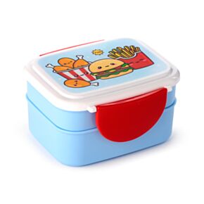 Pudełko na lunch ze sztućcami z serii Foodiemals
