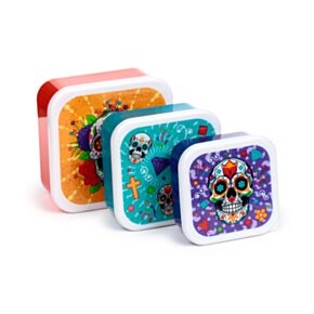 Pudełko na lunch, zestaw 3 (M/L/XL) - Day of the Dead
