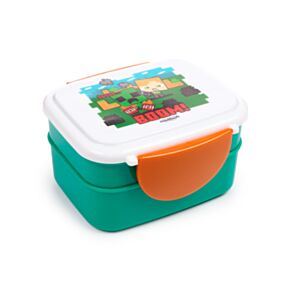 Pudełko na lunch ze sztućcami - Minecraft SSS BOOM