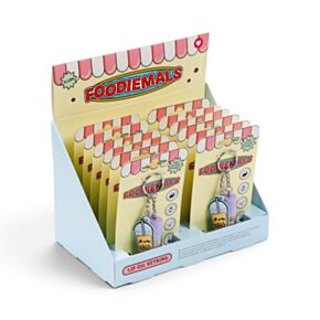 Olejek do ust z zawieszką Foddiemals Bubble Tea o zapachu waniliowym