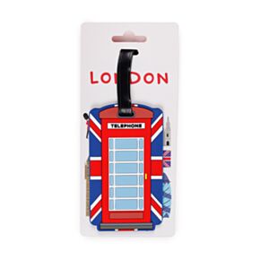 Etykietka PVC na bagaż - Budka telefoniczna z Londynu