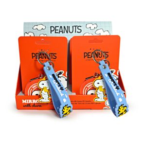 Lusterko kompaktowe z zawieszką do torebki z motywem Peanuts Snoopy & Woodstock