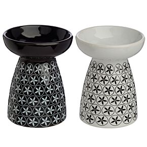 Podgrzewacz olejków i wosku z wzorem kwiatowym - Eden