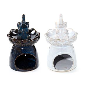 Kominek - podgrzewacz do olejków - Eden Elephant z kwiatem lotosu Kominek - podgrzewacz do olejków - Eden Elephant z kwiatem lotosu