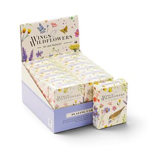 Karty do gry z motywem Jan Pashley Wings & Wildflowers