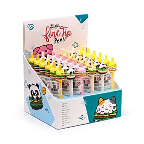 Cienkopis z nakładką - Foodiemals Słodki Hamburger Cienkopis z nakładką - Foodiemals Słodki Hamburger