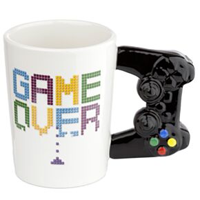 Kubek ceramiczny w kształcie kontrolera do gry - Game Over