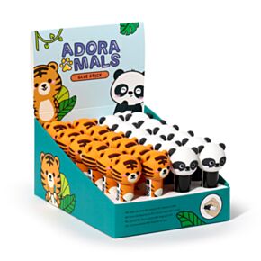 Klej w sztyfcie z pandą i tygrysem Adoramals Wild