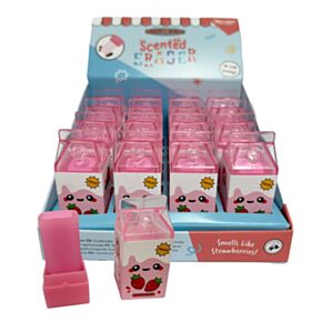Gumka do mazania o zapachu truskawki Foodiemals