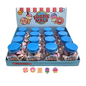 Foodiemals Mini Gumki do mazania w słoiczku