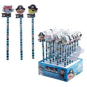 Ołówek z gumką - Piraci