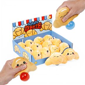 Pluszowa zabawka do ściskania - Croissant - Queasy Squeezies Foodiemals