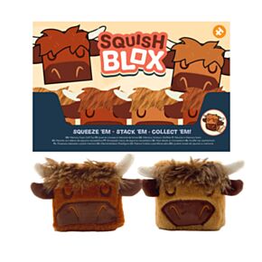 Pluszowa zabawka do ściskania Squish Blox Highland Coo Cow