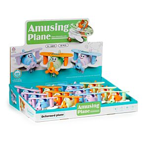 Zabawka zmieniająca kształt przy zderzeniu - Samolot Zabawka zmieniająca kształt przy zderzeniu - Samolot