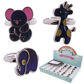 Pierścionek nastrojowy - Dzikie Zwierzęta Pierścionek nastrojowy - Dzikie Zwierzęta