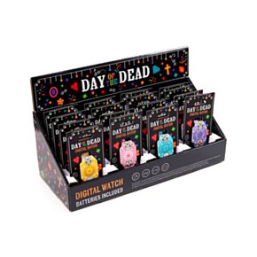 Zegarek cyfrowy silikonowy - Day of the Dead