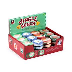 Skompresowany ręcznik podróżny z motywem Christmas Jingle Bunch