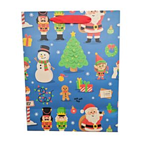 Torba na prezenty w rozmiarze L z motywem Christmas Festive Friends