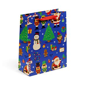 Torba na prezenty w rozmiarze L z motywem Christmas Festive Friends