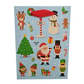 Torba na prezenty w rozmiarze M z motywem Christmas Festive Friends