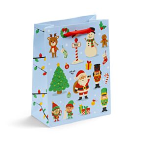 Torba na prezenty w rozmiarze M z motywem Christmas Festive Friends