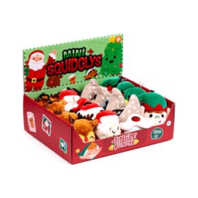 Pluszowy brelok w kształtach świątecznych Squidglys Festive Friends Christmas