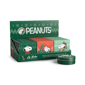 Balsam do ust w puszce z motywem Peanuts Christmas Snoopy & Woodstock