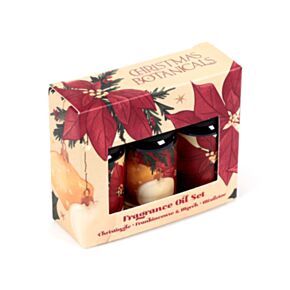 Zestaw 3 olejków zapachowych Christmas Botanicals o świątecznym zapachu