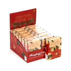 Karty do gry z motywem Christmas Botanicals