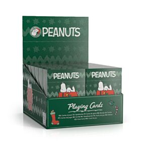 Karty do gry z motywem Peanuts Christmas Snoopy & Woodstock