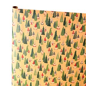Papier ozdobny do pakowania 3mChristmas Jolly Gonk 3m Wrapping Paper Roll
